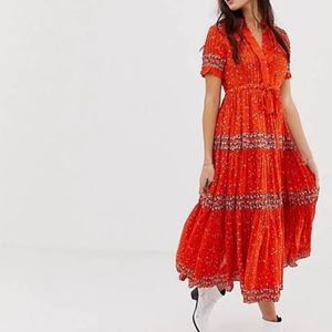 Free People Rare Feeling Maxi Dress S